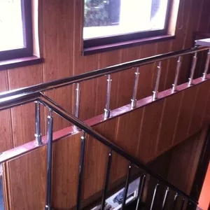 Перила лестниц,  ограждения из нержавеющей стали