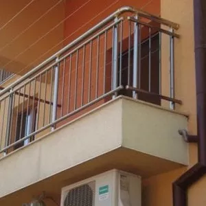 Балконные ограждения из алюминия