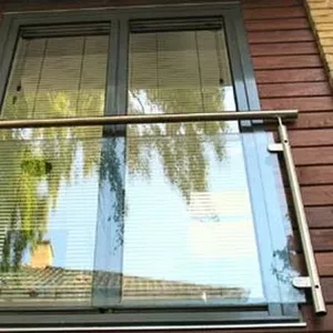 Балконные ограждения из стекла
