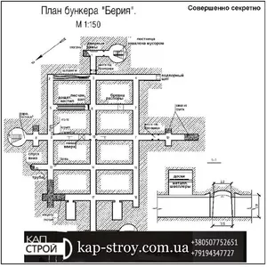 Строительство защитных бункеров.