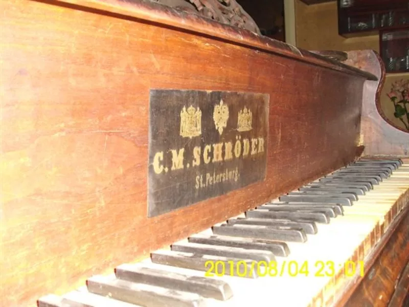 Продам антикварный кабинетный рояль C.M. SCHRODER 