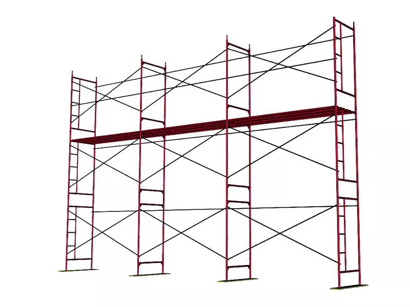Аренда рамных строительных лесов 