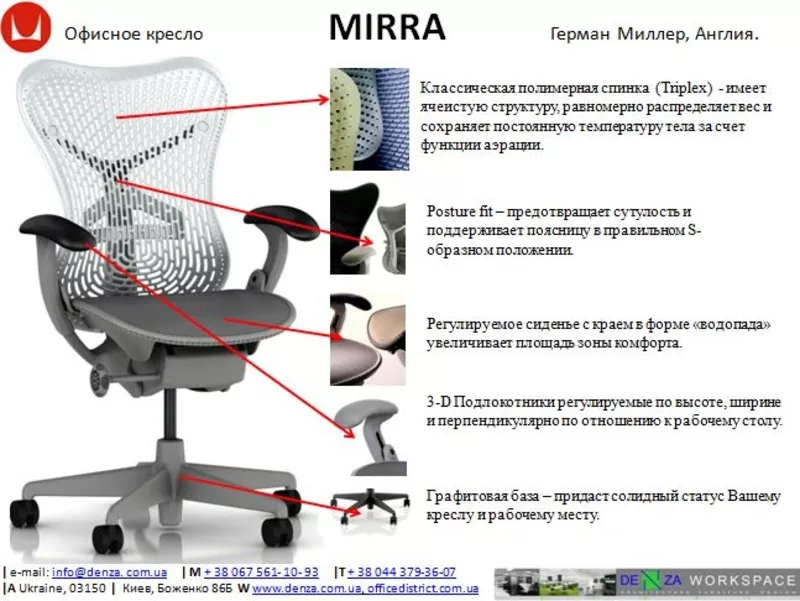 Кресло Мирра Донецк - Герман Миллер