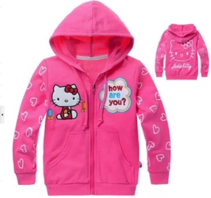 Детская кофта от бренда Hello Kitty для девочек 5