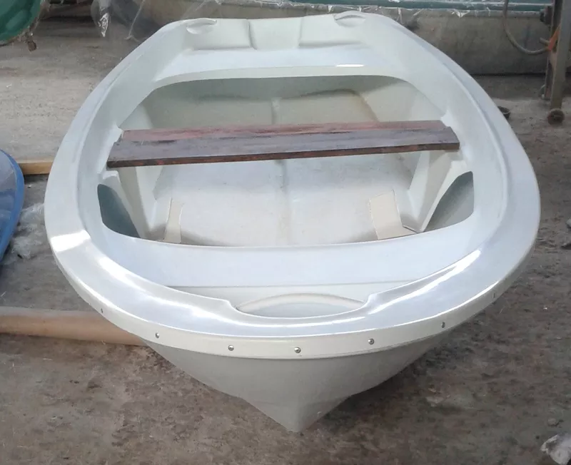 Лодка гребная стеклопластиковая СЛК-длина 3.5 метра. 3