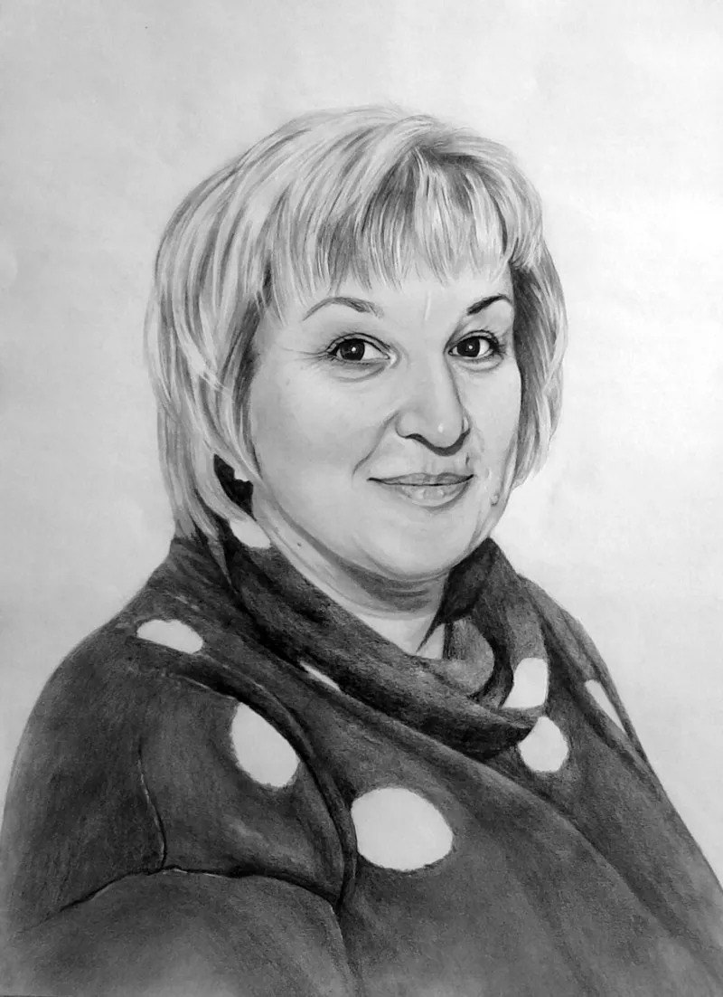 Рисую портреты  по фотографии в технике карандаш