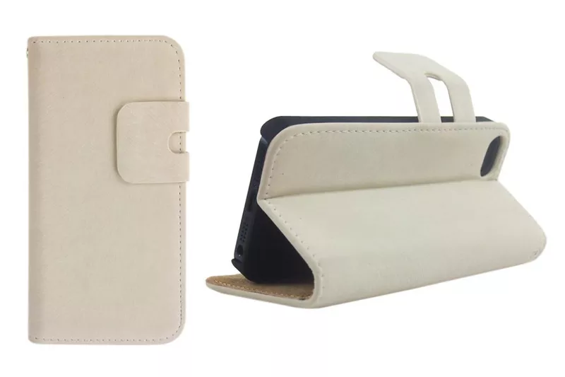 Чехол Soft Feel Leather White. [Чехлы для iphone 5/5s]