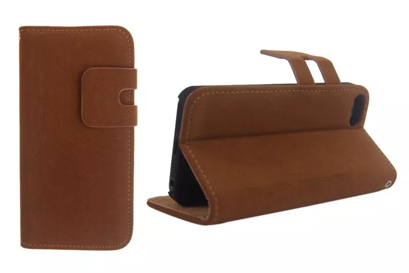 Чехол Soft Feel Leather Brown [Чехлы для iPhone 5/5s]