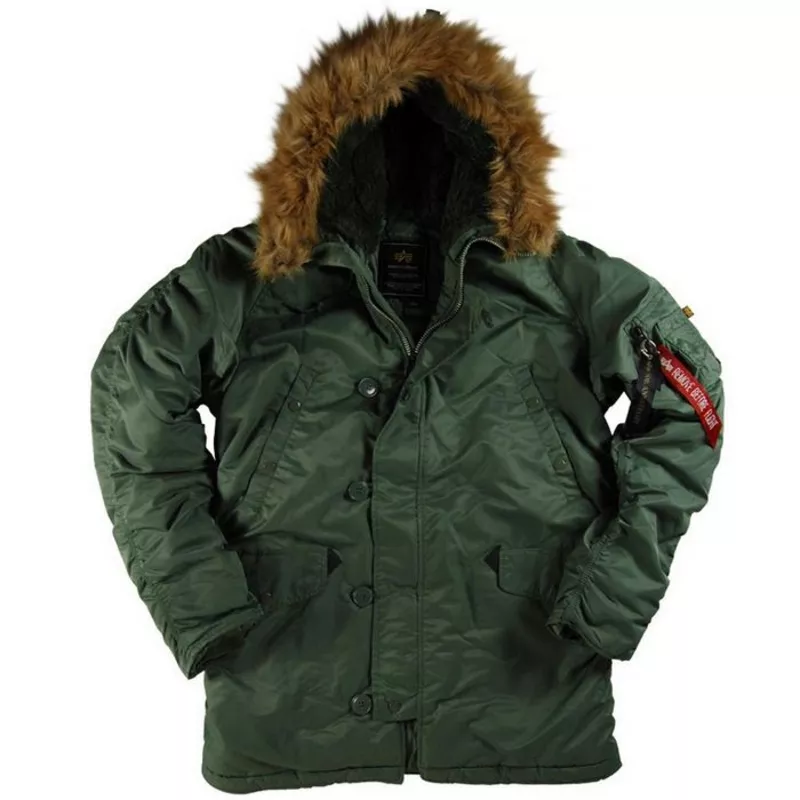 Классические мужские куртки Аляска Alpha Industries (США) 4