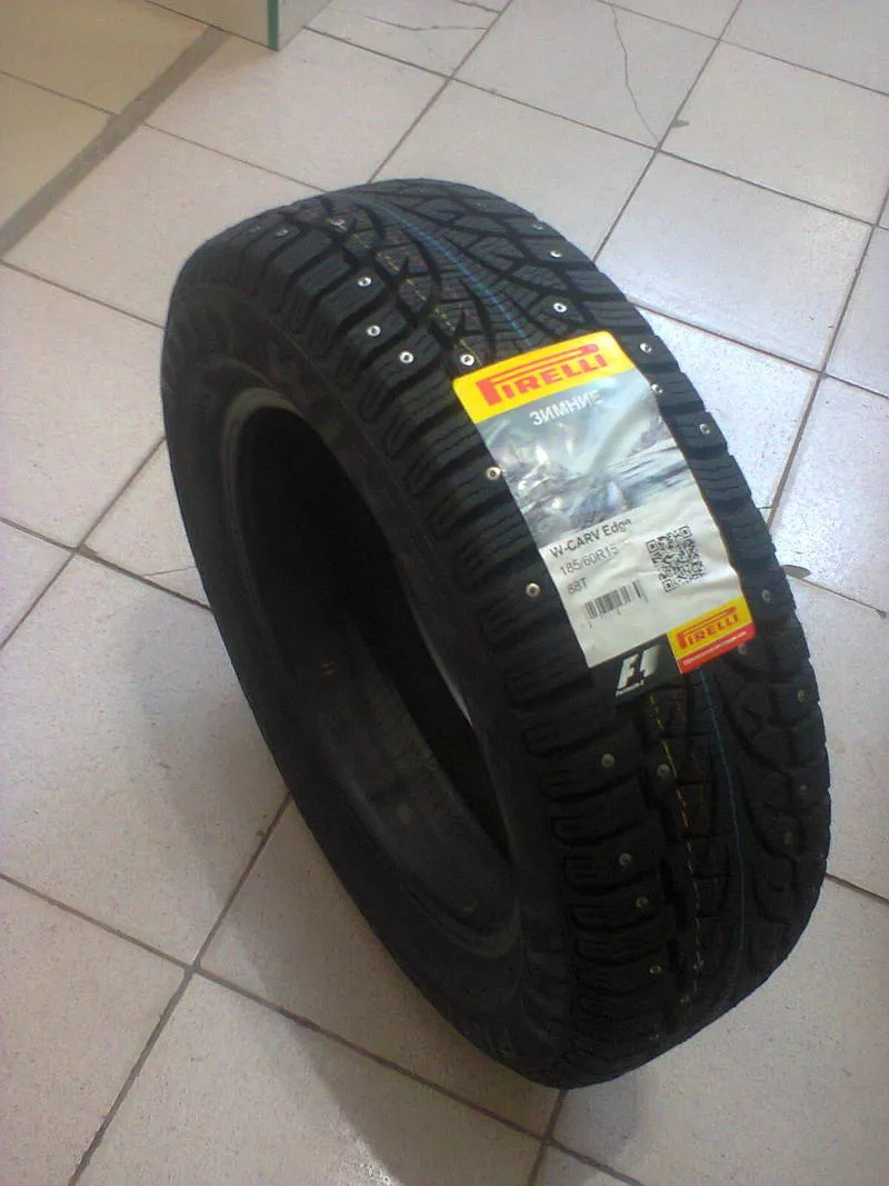 Продам шины 185/60/15 PIRELLI WINTER CARVING EDGE XL 88T шип 2